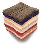 KSC Shop Premium Luxury Cotton Face Towel Set | Ultra Soft | Extra Absorbent | Hanky | 500 GSM | Multicolor | 5 Different Colors |