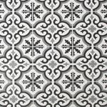 Contour Antibacterial Grecian Black Tiled Wallpaper - Paste The Wall - Black & White Wallpaper - Contemporary Intricate Grecian Tile Design - Feature Design or 4 Wall Design - Suitable for Any Room