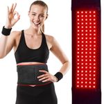 Red Light Lamp Belt for Body 660nm and 850nm Near Infrared Light with 105pcs 3 in 1 Chip Designed LEDs Portable Body Wrap