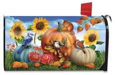 Briarwood Lane Autumn Gathering Fall Mailbox Cover - Standard Size