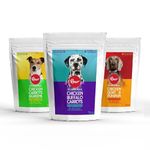 Rawr4Dogs Freeze-Dried Dog Food | Rex Series | 3 Recipe Combo | 500gms Makes 1.5Kg by Adding Water