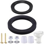 MENNTY RV Toilet Seal with Mounting Hardware Kit Fit Dometics 300 310 320 RV Toilets Replacement for 385311658 Toilet Flush Seal & 385311652 Toilet Base Seal, 2 in 1 Camper Set