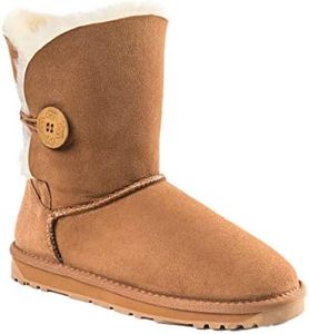 Ozwear Ugg Womens Winter Ankle Boot, Chestnut, 8 US