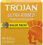 Trojan Ultra Ribbed, 36ct