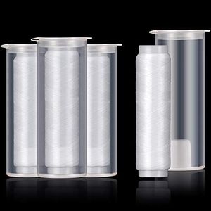 Fishing Thread Nylon Elastic Invisible Magic Fishing Line Fishing Bait Thread 0.2 mm Length 656 Feet Per Spool Stretchy Fishing Line Clear Storage Case Fishing String