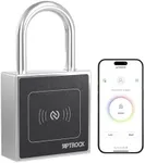 No Battery NFC Padlock,Smart Padlock,App keyless smart lock unlocking by phone,Electronic gate lock,Fence lock,SS304 Solid Steel lock,Waterproof outdoor lock,Chain Bike love lock