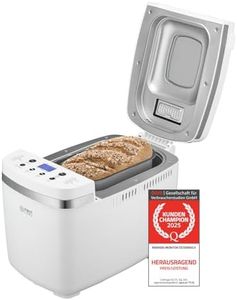 TZS First Austria Multifunktionaler Brotbackautomat | 14 Programme | Zutatenspender | Teigmenge 900g und 1350g | einstellbare Bräunungsgrade | Timer | Warmhaltefunktion | automatische Abschaltung