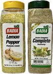 Badia Seasoning Combo pack - Badia Complete & Lemon Pepper Seasoning (Twin Pack)