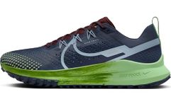 NIKE React Pegasus Trail 4-Thunder Blue/Lt Armory Blue-Chlorophyll-Dj6158-403-8Uk - Mens, Running Shoes