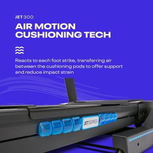 Reebok Jet 300 Bluetooth Treadmill – Home Gym Running Machine