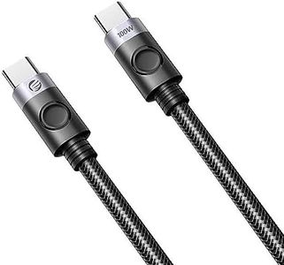 ORICO Cable Compatible with Thunderbolt 4 Cable 6.56Ft (2 Meters) 40Gbps USB C to USB C Cable Support 100W Charging/Display 8K@ 60Hz for MacBooks,iPad Pro, Thunderbolt 4/3 Hub, Docking and More