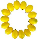 Realistic Fake Lemons set - 14pcs- Real Looking Fake Fruits for Decoration - Fake Lemons for Decoration, Lifelike Simulations, Home Staging, Fake Fruit Bowl, Kitchen Table Home Decor, Photography Prop