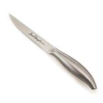 Jean-Patrique Serrated Vegetable Knife - 5" | Small Kitchen Knife | Sharp Serrated Kitchen Knife | Stainless Steel Chef's Knife