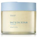 SEACRET Body Scrub - Salt & Oil Exfoliating Body Scrub with Dead Sea Minerals and Essential oils, Stimulates Cell Renewal for a Rejuvenated Glow, Ocean Mist Scent,14.1 FL. OZ