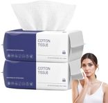 Disposable Face Towel, 200 Count Face Clean Towels, for Washing Soft Cotton Dry Wipes Facial Cloths Towelettes for Washing and Drying, Facial Tissue for Cleansing, Skincare and Makeup Remover