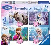 Ravensburger Disney Frozen - 4 in Box (12, 16, 20, 24 Piece) Jigsaw Puzzles for Kids age 3 years and Up - Amazon Exclusive