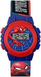 Spiderman Boys Digital Quartz Watch with Plastic Strap SPD4972