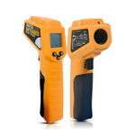 QUATEK Digital Infrared Thermometer Gun for Industrial Use | Non-Contact IR Temperature Meter with Laser | Surface Temperature Gun °C/°F | HVAC, Electrical, Kitchen (Not for Human Body)