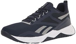 Reebok Men's Nfx Cross Trainer, Vector Navy/Pure Grey/White, 9.5