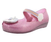 mini melissa Girl's Mini Ultragirl Unicorn (Toddler/Little Kid) Pink Sparkle 5 Toddler M, Pink, 5 Toddler