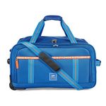 Skybags Polyester Solid Pattern Casper Plus Duffle Bag (H) 58 Blue (Blue, Small), 57 x 28.5 x 28 Centimeters