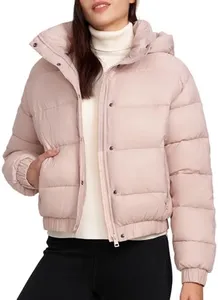 Cropped Puffer Jacket Womens Winter Jacket Puffy Winter Coats Lightweight Warm Down Jacket Quilted Jackets for Women