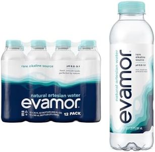 EVAMOR Artesian Bottled Water - Single Source, Naturally Alkaline and Full of Electrolytes for Hydration and Health, 20 Fl. Oz. Bottles (Pack of 12)