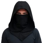 Assassins Hood Face Mask Balaclava Adaptable Hoodie Casual Cosplay…, Charcoal, One Size