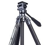 Fotopro X-Aircross 3 Lite 62 Inch Lightweight Travel Camera Tripod with Panoramic Ball Head 1.78lbs Ultra Light Portable Professional Travel Carbon Fiber Tripod for Camera DSLR Load up to 22lbs grey