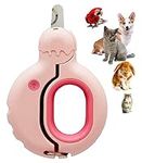 Pet Nail Clipper for Cats Dogs, Cat Dog Nail Clipper with Light to Avoid Excessive Trimming, Perfect Claw Glooming Tool for Cats, Dog, Bird, Rabbits (Sakura Pink)