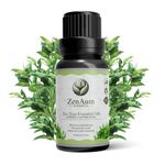 ZenAum Essences 100% Pure Tea Tree Essential Oil | Antibacterial & Skin Healing | Acne, Scalp & Hair Care | Aromatherapy & Massage Use | GMP, IFRA, ISO Certified- 15ml