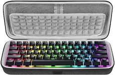 Geekria 60% Compact Keyboard Case, Hard Shell Travel Carrying Bag for 61 Keys Computer Mechanical Keyboard, Compatible with Logitech G PRO X 60, Razer Huntsman Mini 60%, RK Royal KLUDGE RK61