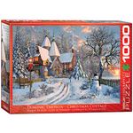 Eurographics 6000-0790 Christmas Cottage by Dominic Davison Puzzle, Various, 48 x 68 cm