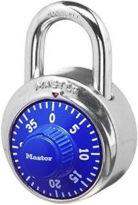 Master Lock Combination Lock for Gym Lockers – Locker Combination Padlock, Pack, Blue – The Ideal Combo Lock for School/Gym Locker Security