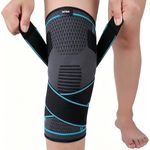 NTRH Knee Brace for Arthritis ACL and Meniscus Tear Adjustable Knee Sleeves for Sports Knee Support for Men and Women (single) 3XL