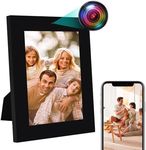 Sueirn WIFI Spy Hidden Camera Photo Frame with Motion Detection, 1080P Indoor Wireless Camera with App Control, Nanny Cam Small Secret Camera for Home Security