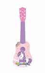 LEXIBOOK My First Guitar Unicorn for Children, 6 Nylon Strings, 21’’ Long, Guide Included, Pink/Blue, K200UNI