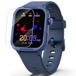 Kids Smart Watch for Boy Girl, Kids Watches with 19 Sport Modes, Heart Rate, Sleep Monitor, Pedometer, Alarm Clock, IP68 Waterproof Fitness Tracker, Gift for 6-16 Year Old Boys Girls Toys (Blue)