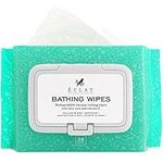 Bath Wipes, 100% Bamboo Fresh Wipes - Cleansing Wipes, Refreshing Wet Wipes for Adults, Unscented Body Wipes, For All Skin Types, 28 Sheets Adult Wet Wipes - Body Wipes for Adults No Shower