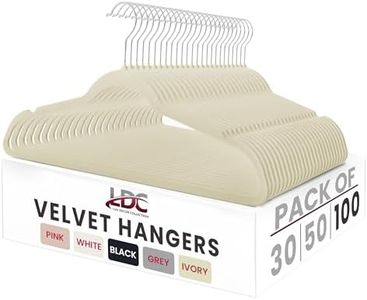 Velvet Hangers Pack of 30 and 50