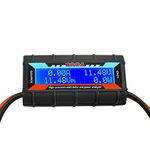 200A Watt Meter High Precision Power Analyzer Detector with Digital LCD Screen for Voltage (V) Power (W) urrent (A) Charge(Ah) and Energy (Wh) Measurement (200A)