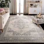 Safavieh Brentwood Collection BNT865B Area Rug, 8' x 10', Cream/Grey