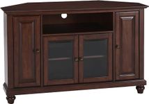 Crosley Furniture Cambridge 48-Inch Corner TV Stand, Vintage Mahogany