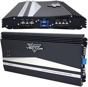 AMPLIFICATEUR Auto LANZAR VCT2610 VCT 2610 Ultras Slim 2 CANAUX 6000 Watt Max pour PORTIER OU SUBWOOFER en Classe AB avec Filtre SUBSONIQUE AUX 24 DB