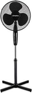 Schallen 16" Electric Oscillating Floor Standing Tall Pedestal Air Cooling Fan (Black)