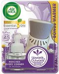 Air Wick Scented Oil Refill Plug In Air Freshener Essential Oils, Lavender & Chamomile, Starter Kit, 1 Warmer+1 Refill, 1 Count