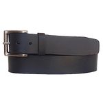 NAB Leather Premium Quality Full Grain Leather Belt for Men – the Long Haul Belt Classic Black Real Leather Belt, Men’s Casual Belt, Sturdy Designer Belt, Handcrafted Belt for Men (34, Black)