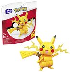 MEGA Pokémon Building Toys Set Build & Show Pikachu with 211 Pieces, Articulated and Poseable, 4 Inches Tall, for Kids, GMD31