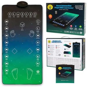 My Salah Mat for Adults - Smart Interactive Prayer Mat for Adults & Reverts Learning Surahs, Salah, Duas, & More - Muslim Prayer Rug With 25 Touch Sensitive Keys, Padded Prayer Mat Layer, & Speaker