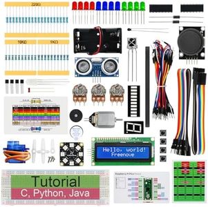 Freenove Ultimate Starter Kit for Raspberry Pi Pico W (Included), Dual-core Arm Cortex-M0+ Microcontroller, 767-Page Detailed Tutorial, 224 Items, 119 Projects, Python C Java Code